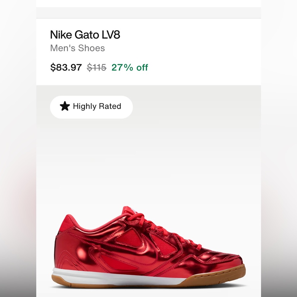 Nike Gato LV8 Sneakers - Red